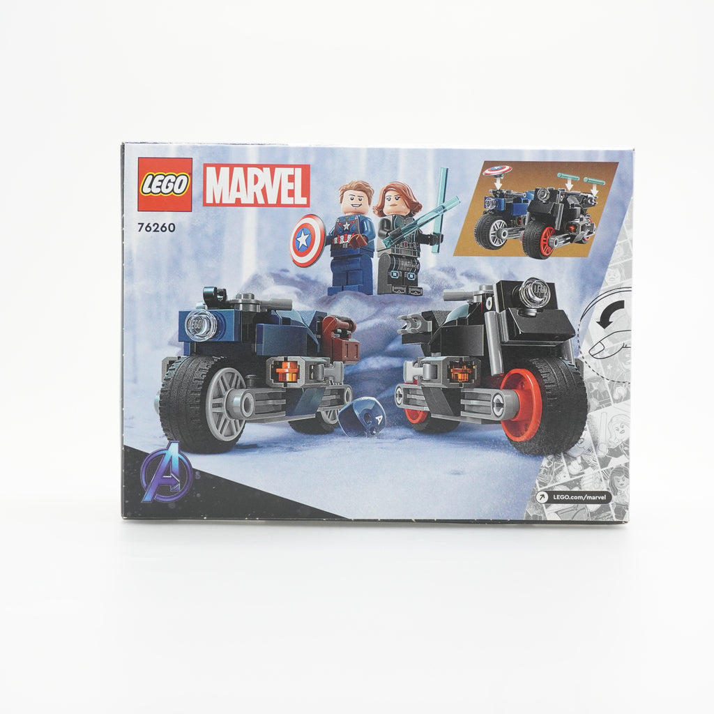 LEGO® Black Widow’ ja Kapten Ameerika mootorrattad 76260