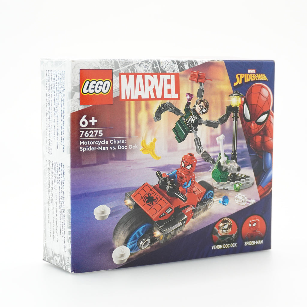 LEGO® Mootorrattatagaajamine: Spider-Man vs. Doc Ock 76275