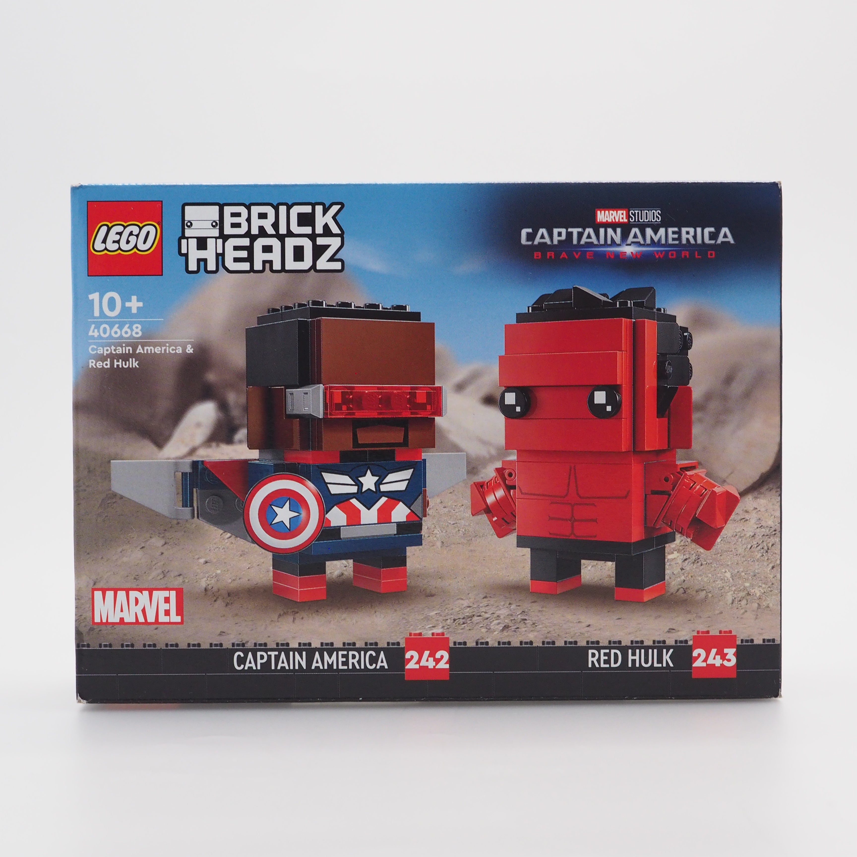LEGO® Kapten Ameerika ja Red Hulki figuurid 40668